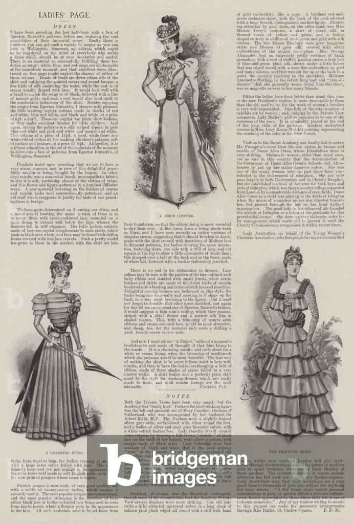 Ladies' Page (litho)
