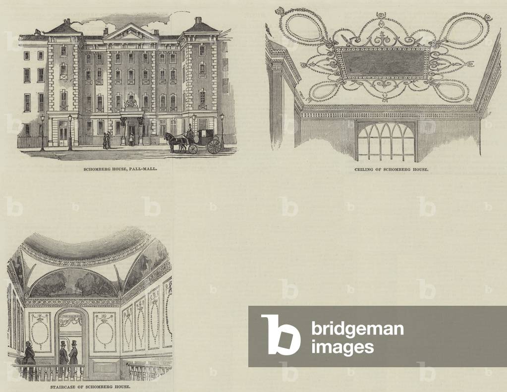 Schomberg House, Pall Mall (engraving)