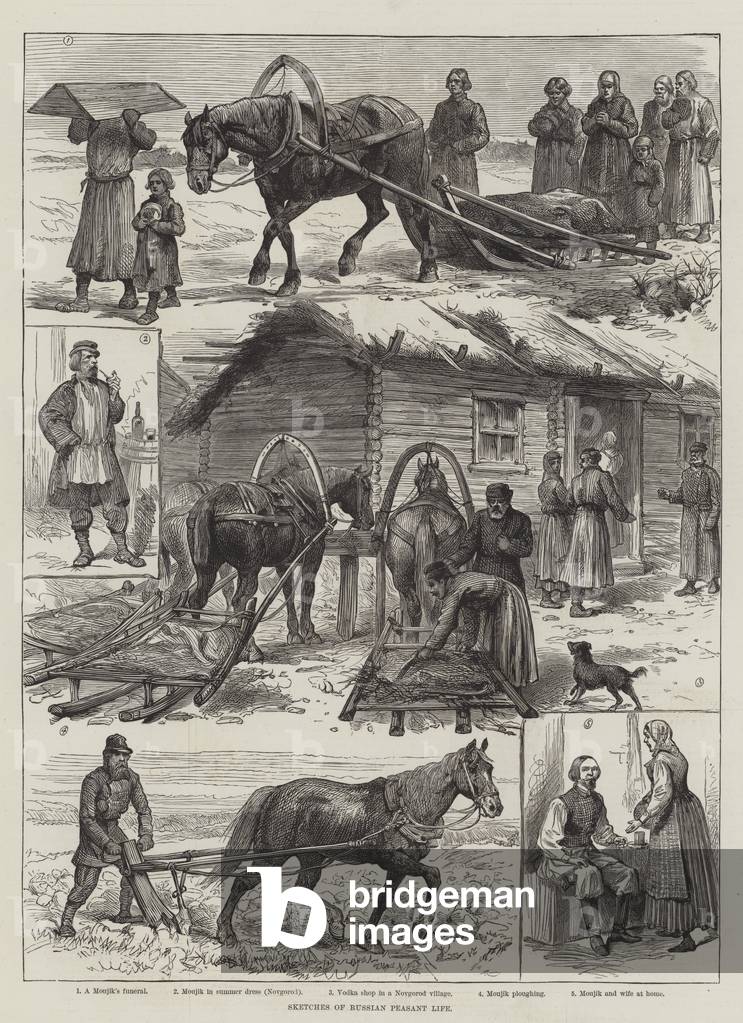 Sketches of Russian Peasant Life (engraving)