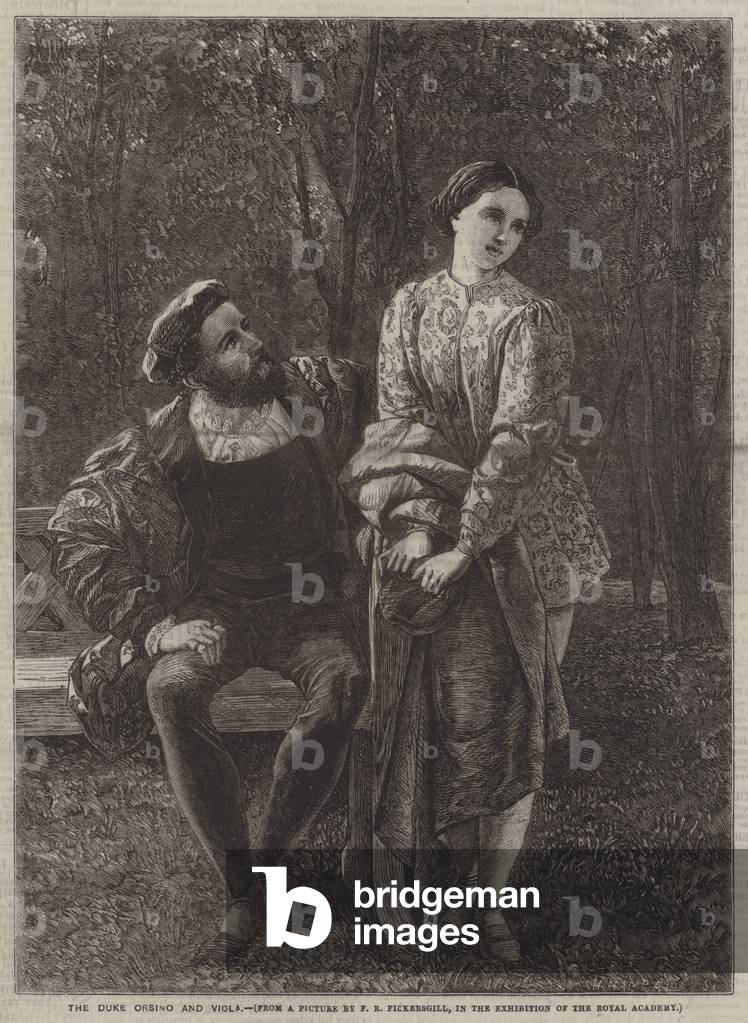 The Duke Orsino and Viola (engraving)