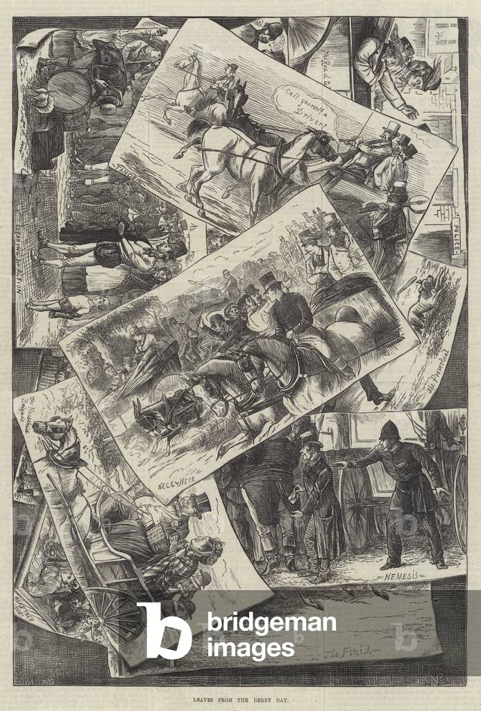 Leaves from the Derby Day (engraving)