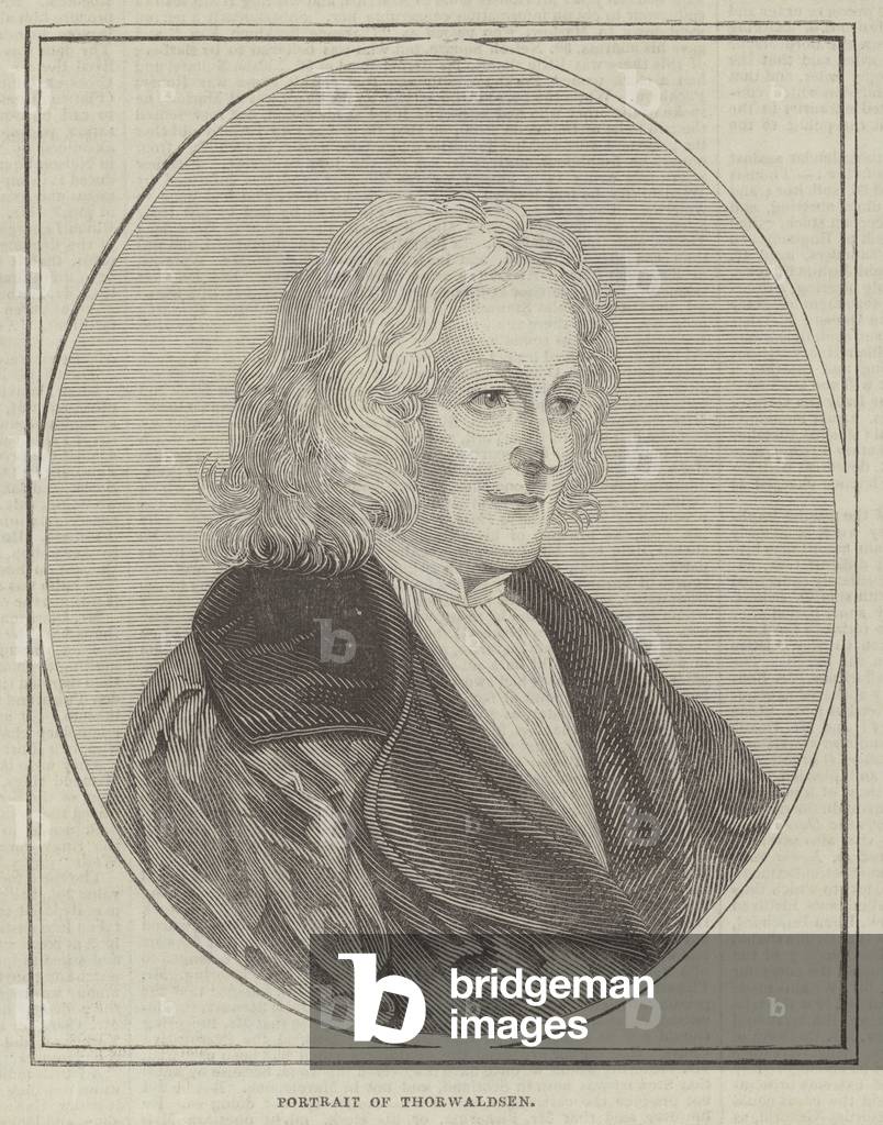 Portrait of Thorwaldsen (engraving)