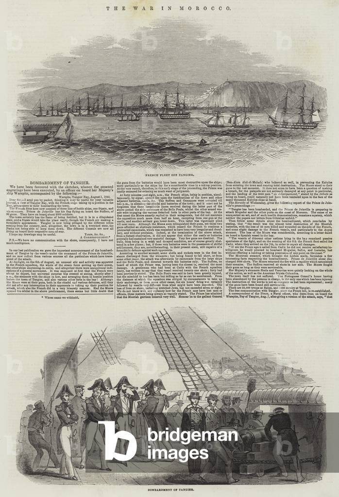 The War in Morocco (engraving)