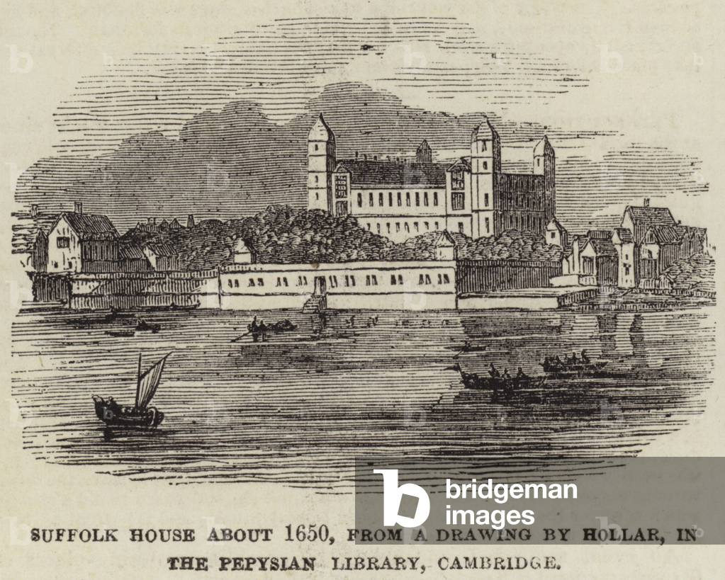 Suffolk House about 1650 (engraving)