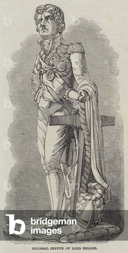 Colossal Statue of Lord Nelson (engraving)