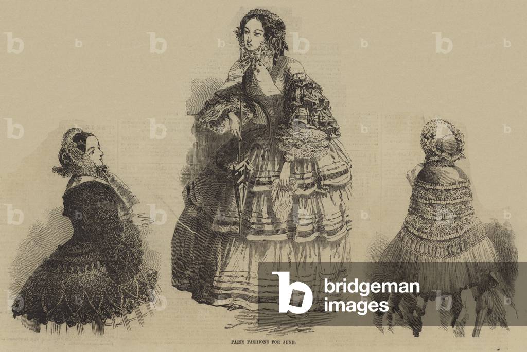 Paris Fashions for June (engraving)