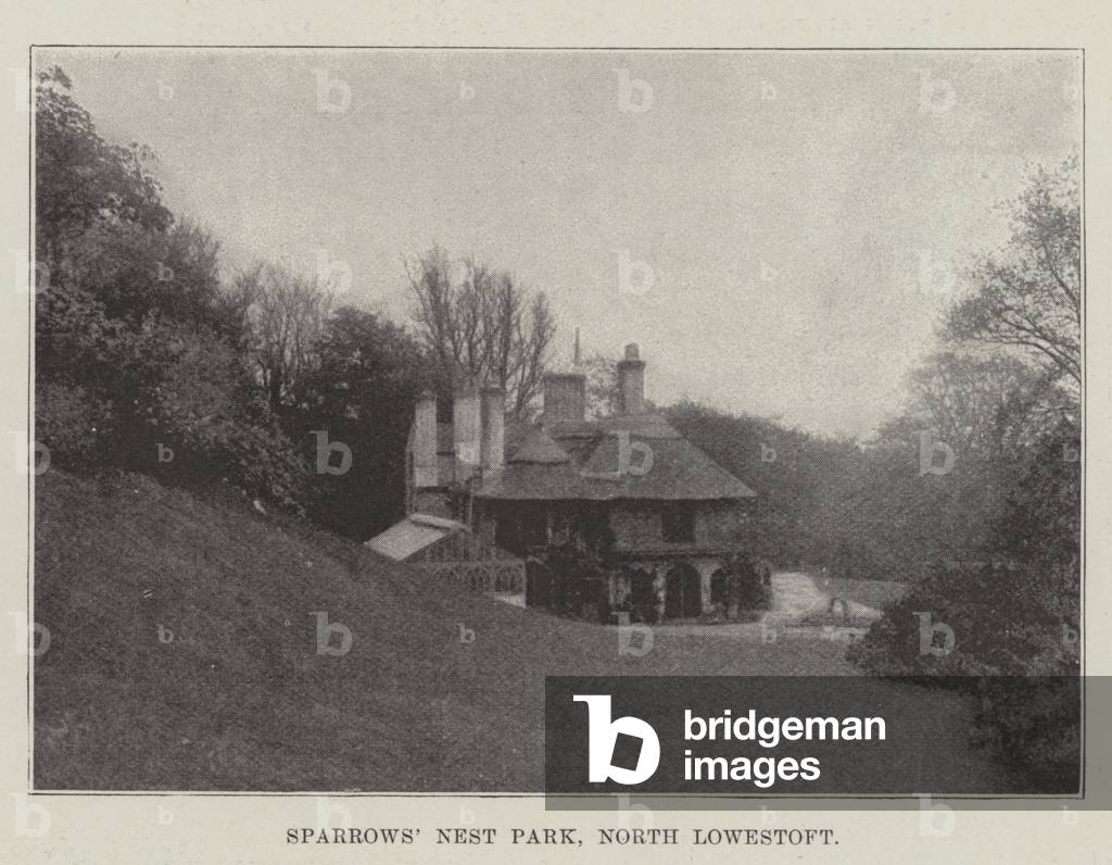 Sparrows' Nest Park, North Lowestoft (engraving)