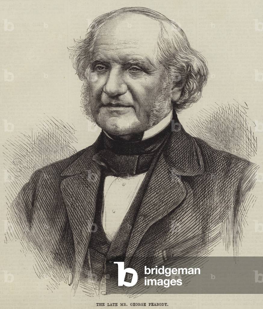The Late Mr George Peabody (engraving)