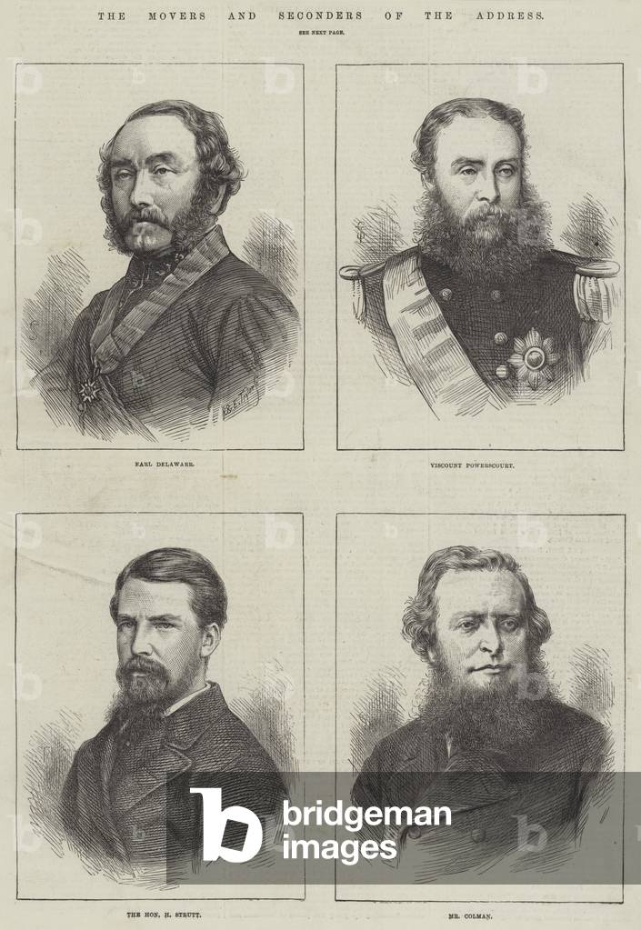 The Movers and Seconders of the Address (engraving)