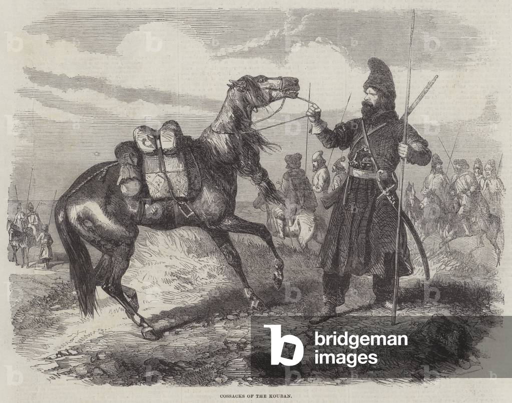 Cossacks of the Kouban (engraving)