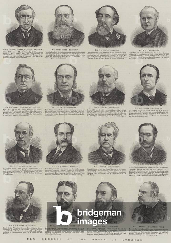 New Members of the House of Commons (engraving)