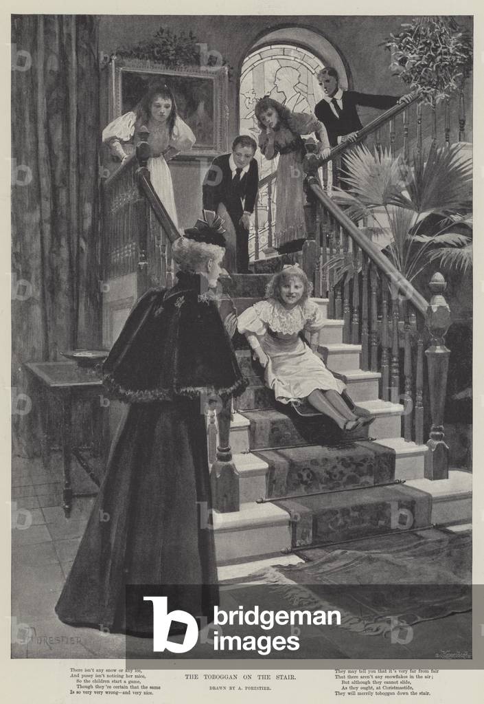 The Toboggan on the Stair (engraving)