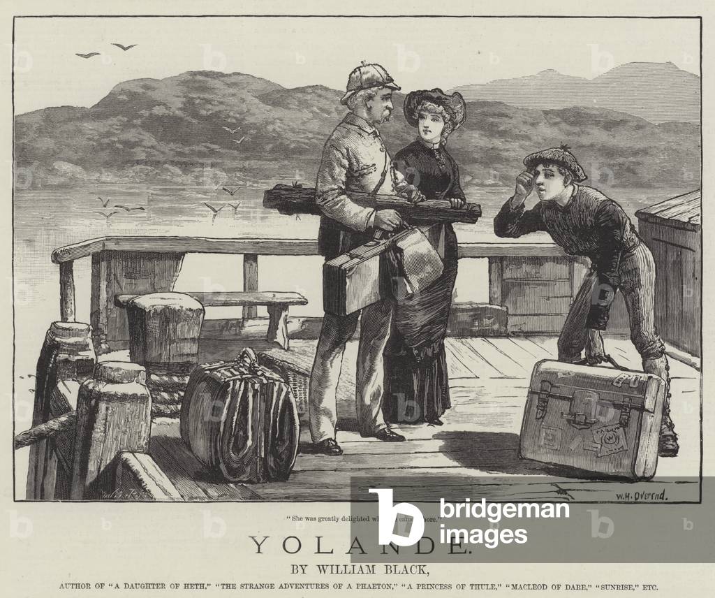 Yolande, by William Black (engraving)