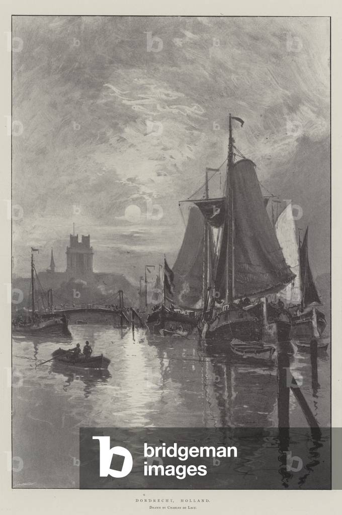 Dordrecht, Holland (engraving)