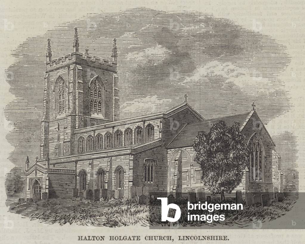Halton Holgate Church, Lincolnshire (engraving)