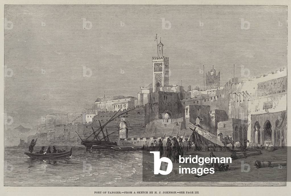 Port of Tangier (engraving)