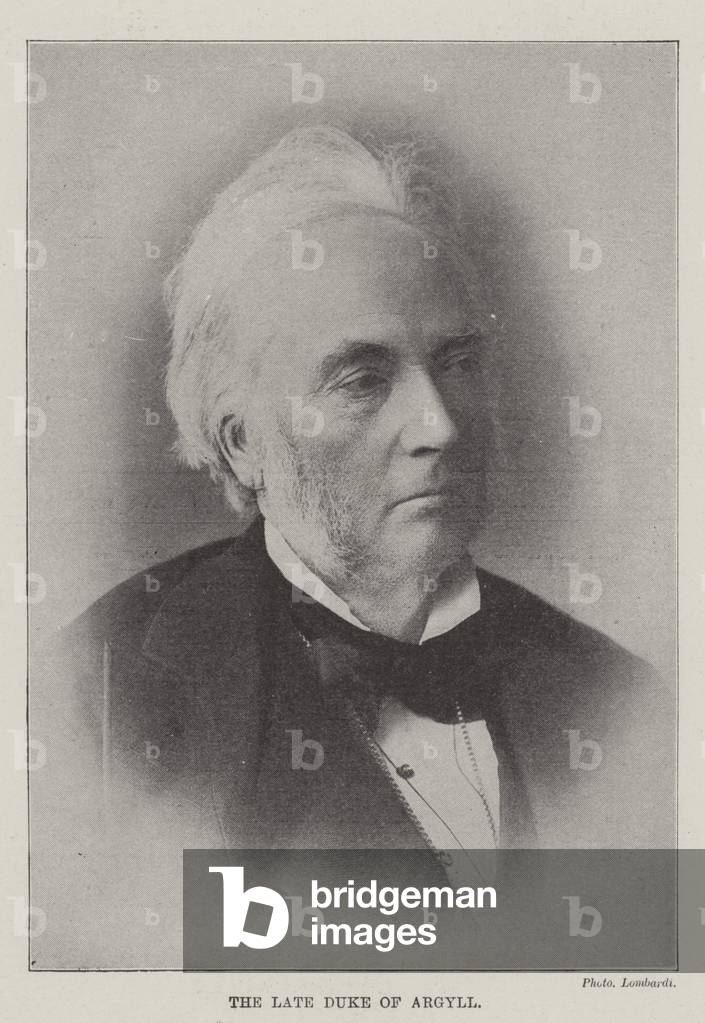 The late Duke of Argyll (b/w photo)