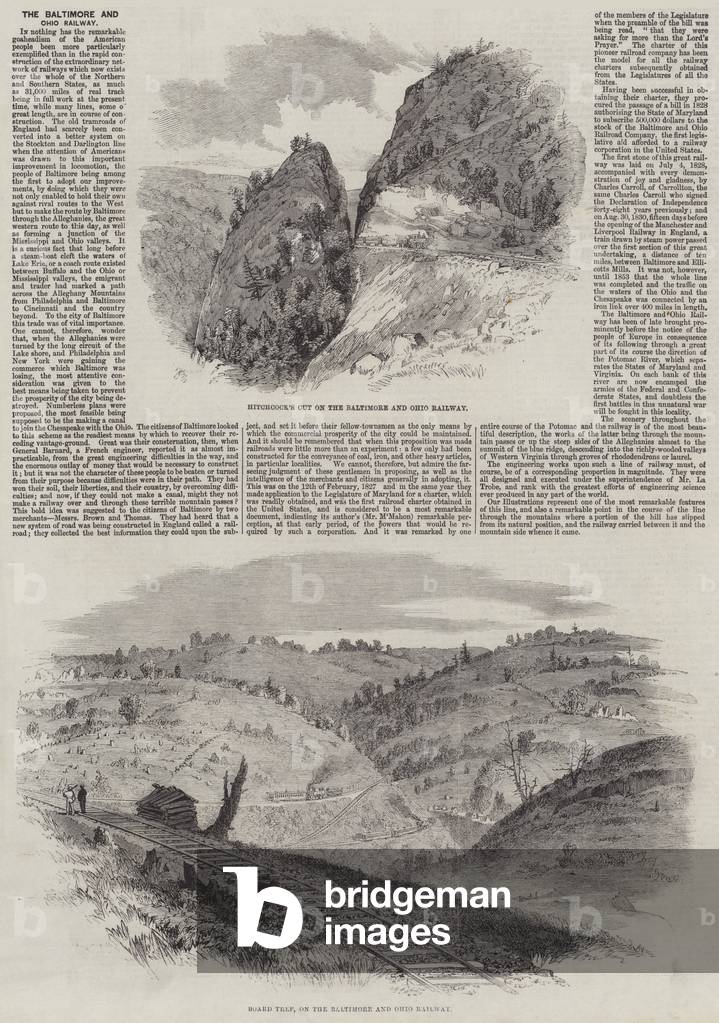 The Baltimore and Ohio Railway (engraving)