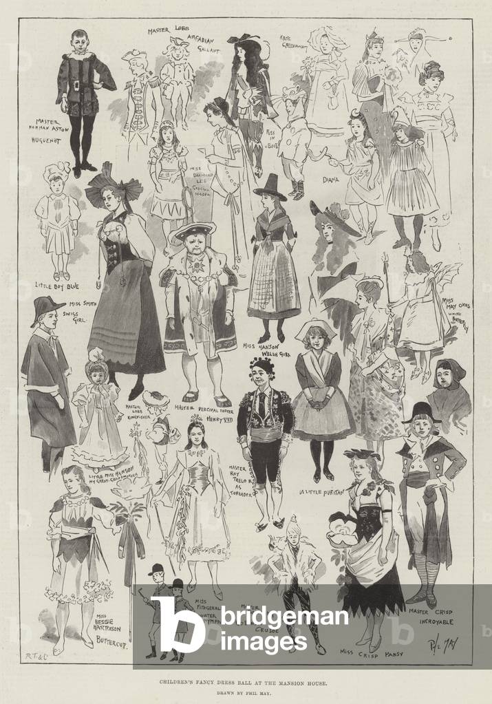 Children's Fancy Dress Ball at the Mansion House (engraving)