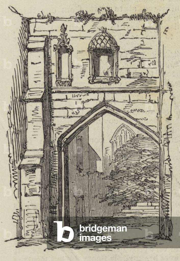 Tercentenary Anniversary of the Foundation of the King's School, Sherborne (engraving)