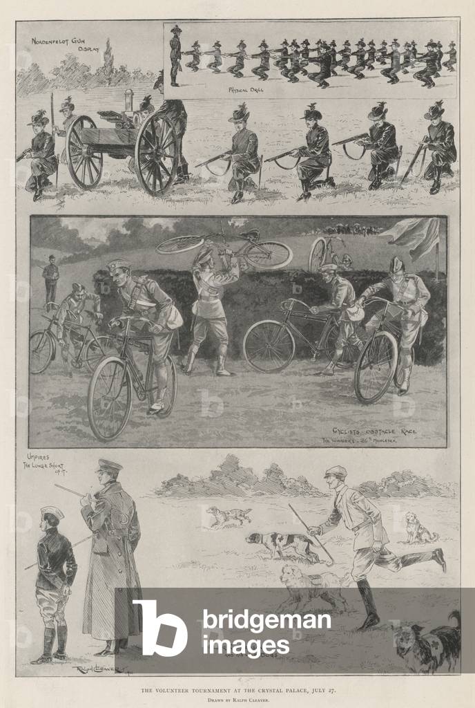 The Volunteer Tournament at the Crystal Palace, 27 July (litho)