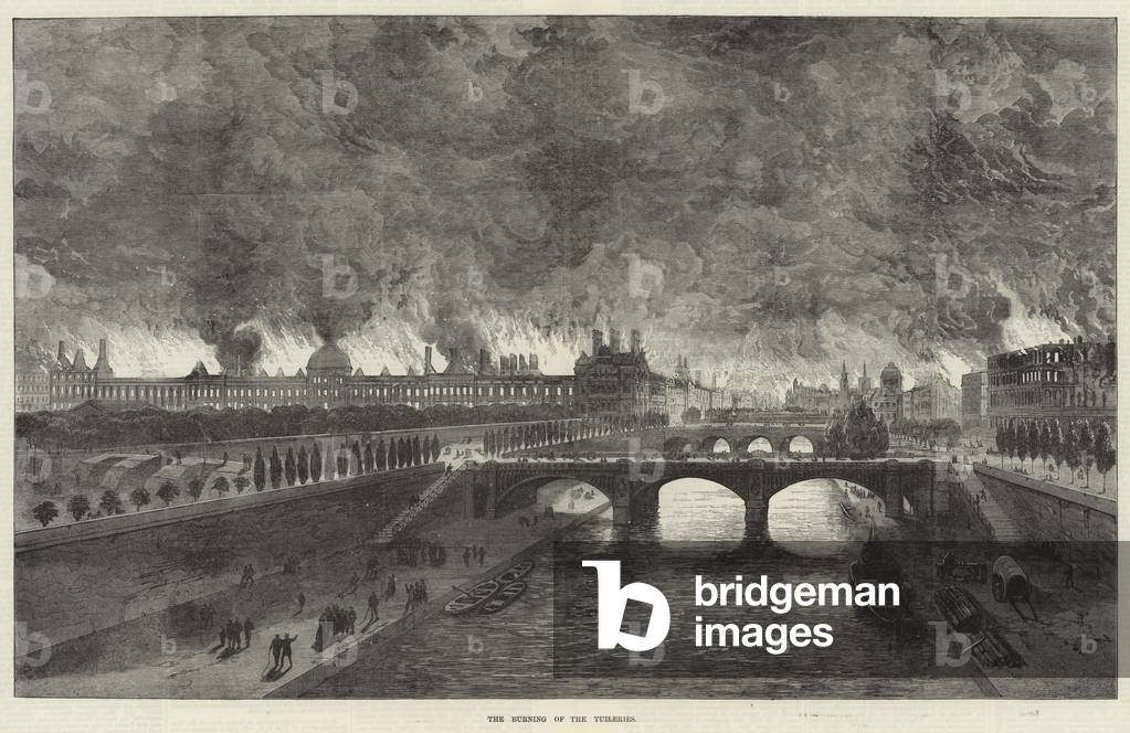 The Burning of the Tuileries (engraving)