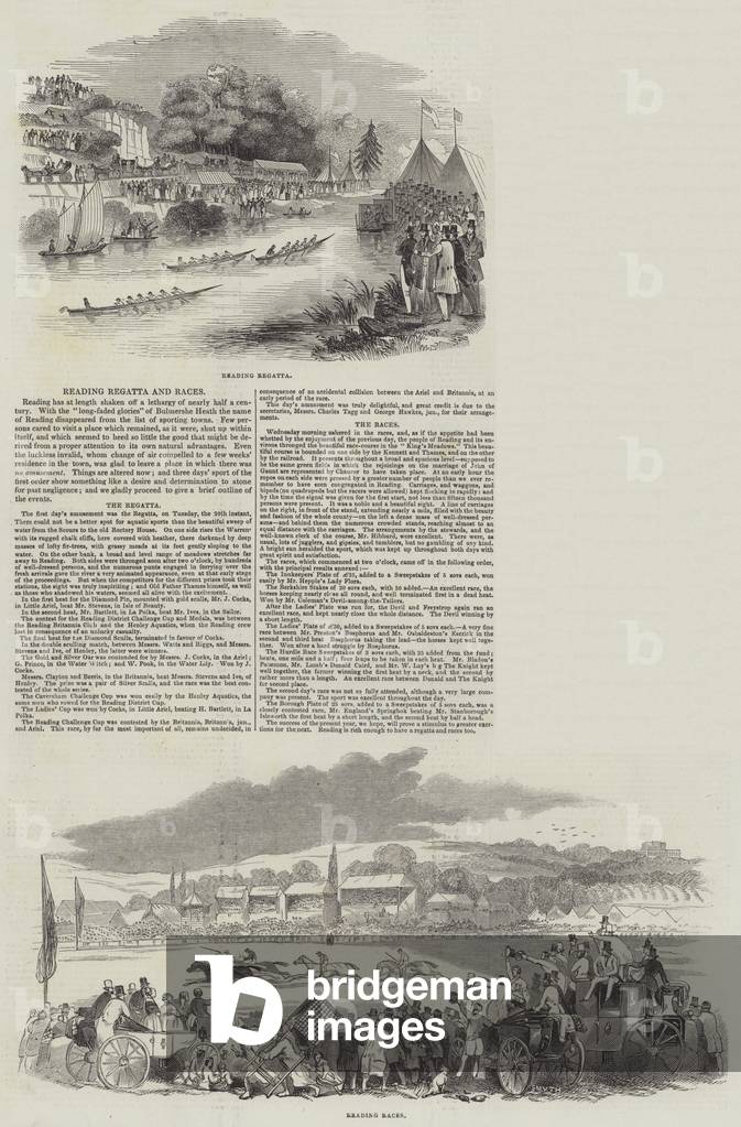 Reading Regatta and Races (engraving)