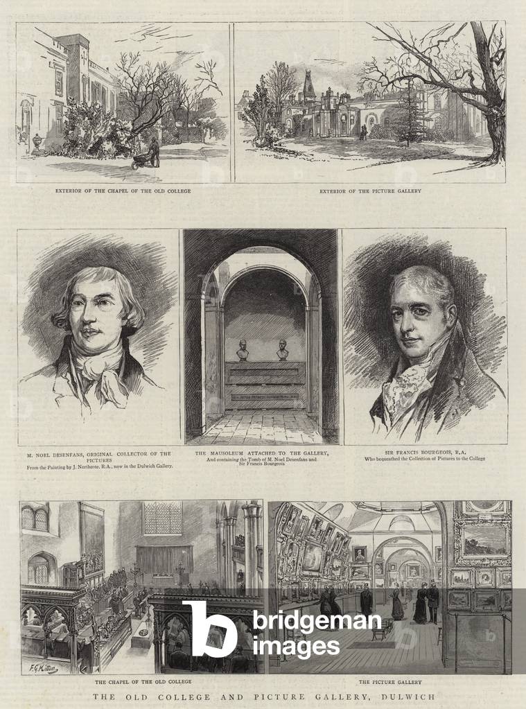 The Old College and Picture Gallery, Dulwich (engraving)