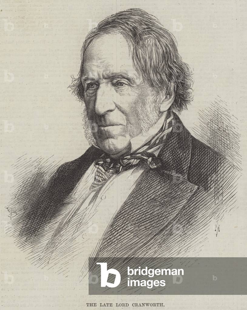 The late Lord Cranworth (engraving)