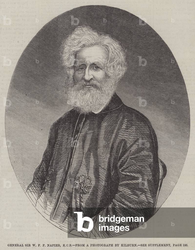 General Sir W F P Napier, KCB (engraving)