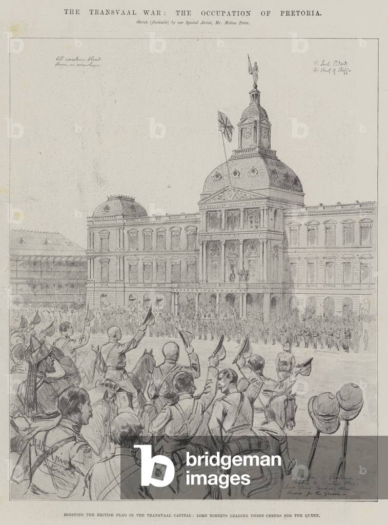 The Transvaal War, the Occupation of Pretoria (litho)