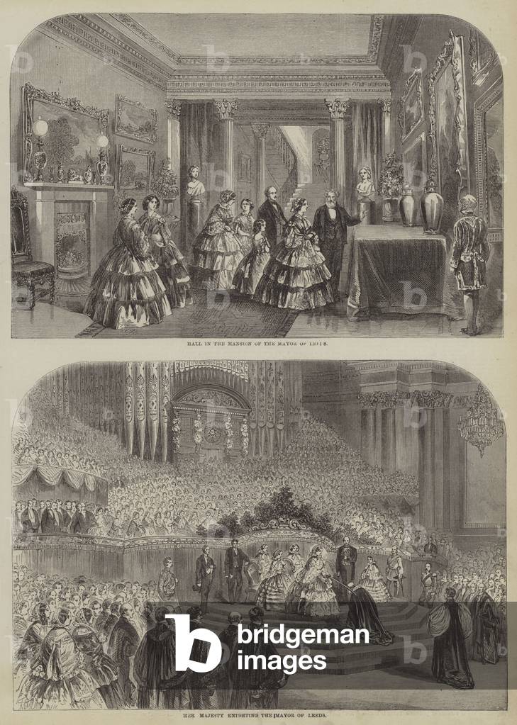Royal Visit to Leeds (engraving)