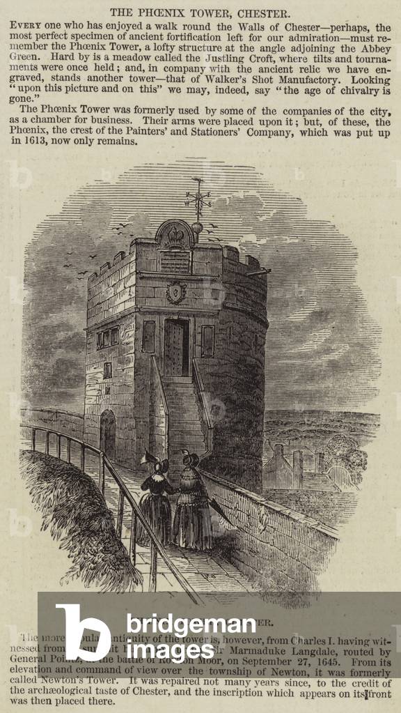 The Phoenix Tower, Chester (engraving)