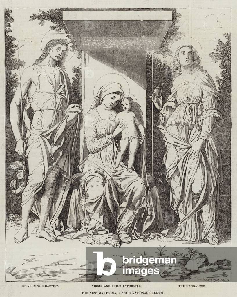 The New Mantegna, at the National Gallery (engraving)