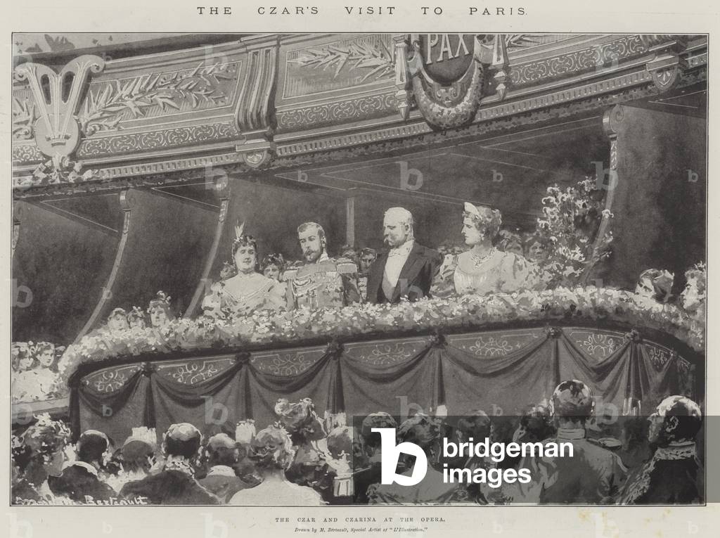 The Czar's Visit to Paris (litho)