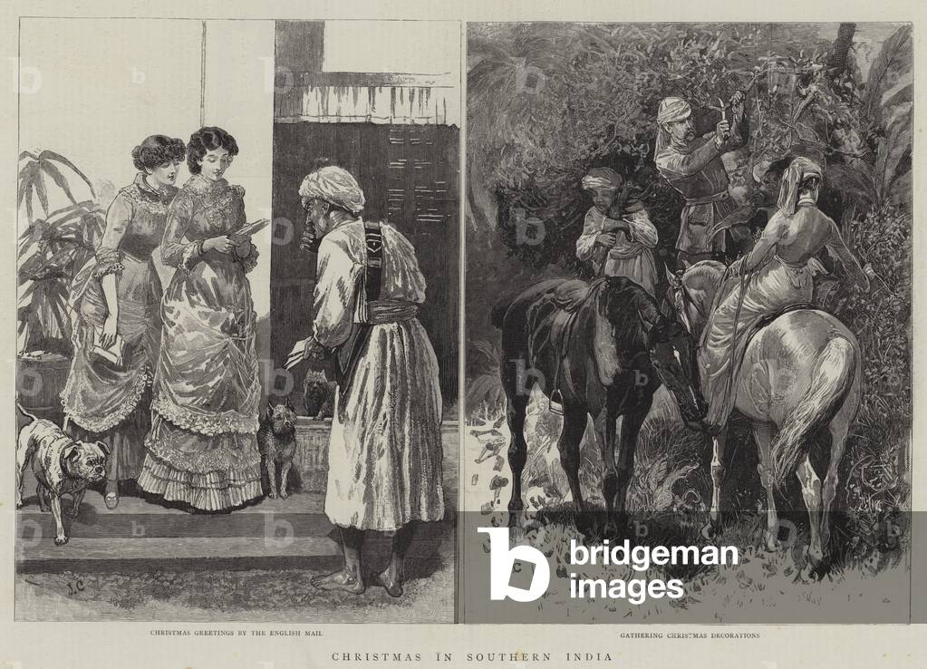 Christmas in Southern India (engraving)