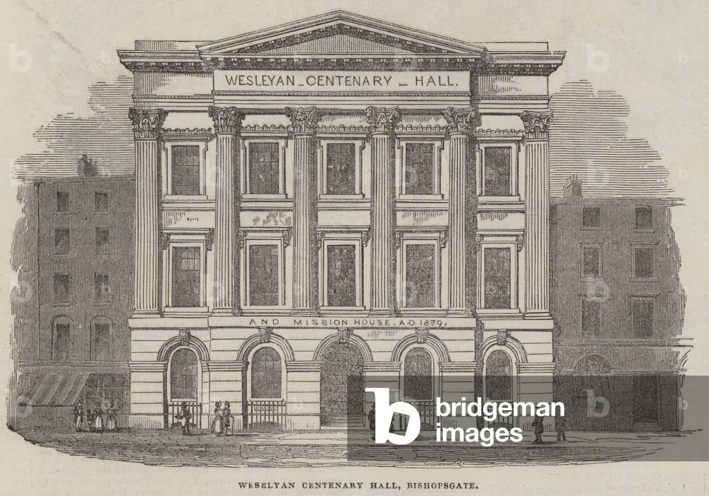 Wesleyan Centenary Hall, Bishopsgate (engraving)