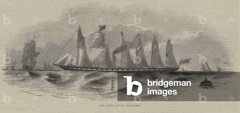 The Great Britain Steam Ship (engraving)
