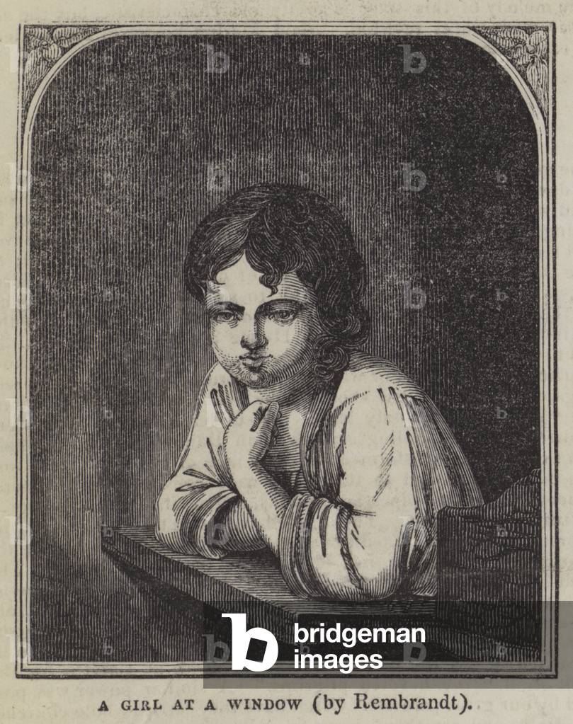A Girl at a Window (engraving)