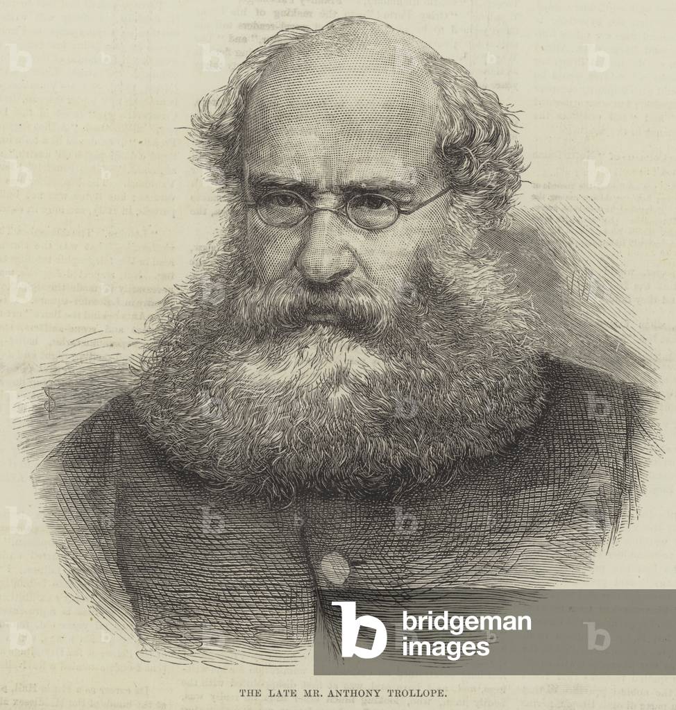 The late Mr Anthony Trollope (engraving)