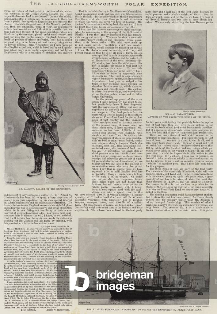 The Jackson-Harmsworth Polar Expedition (engraving)