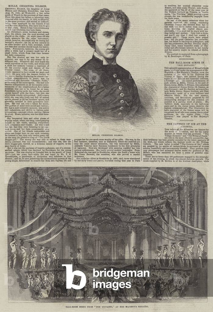 Christina Nilsson in Don Giovanni (engraving)