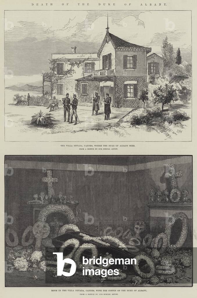 Death of the Duke of Albany (engraving)