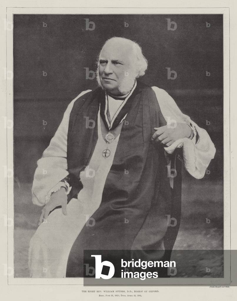 The Right Reverend William Stubbs, DD, Bishop of Oxford (b/w photo)