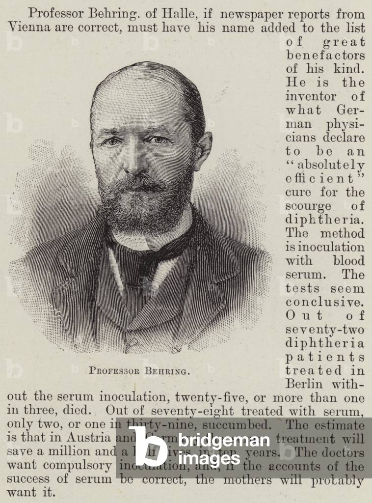 Professor Behring (engraving)