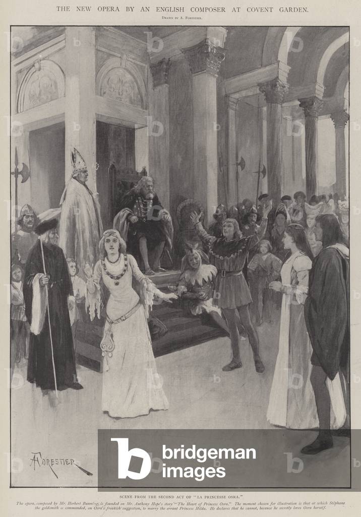 The New Opera by an English Composer at Covent Garden (engraving)