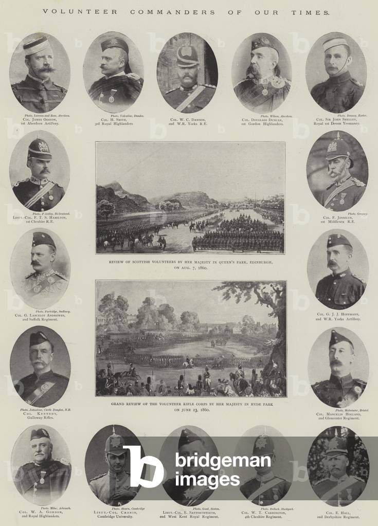 Volunteer Commanders of Our Times (engraving)