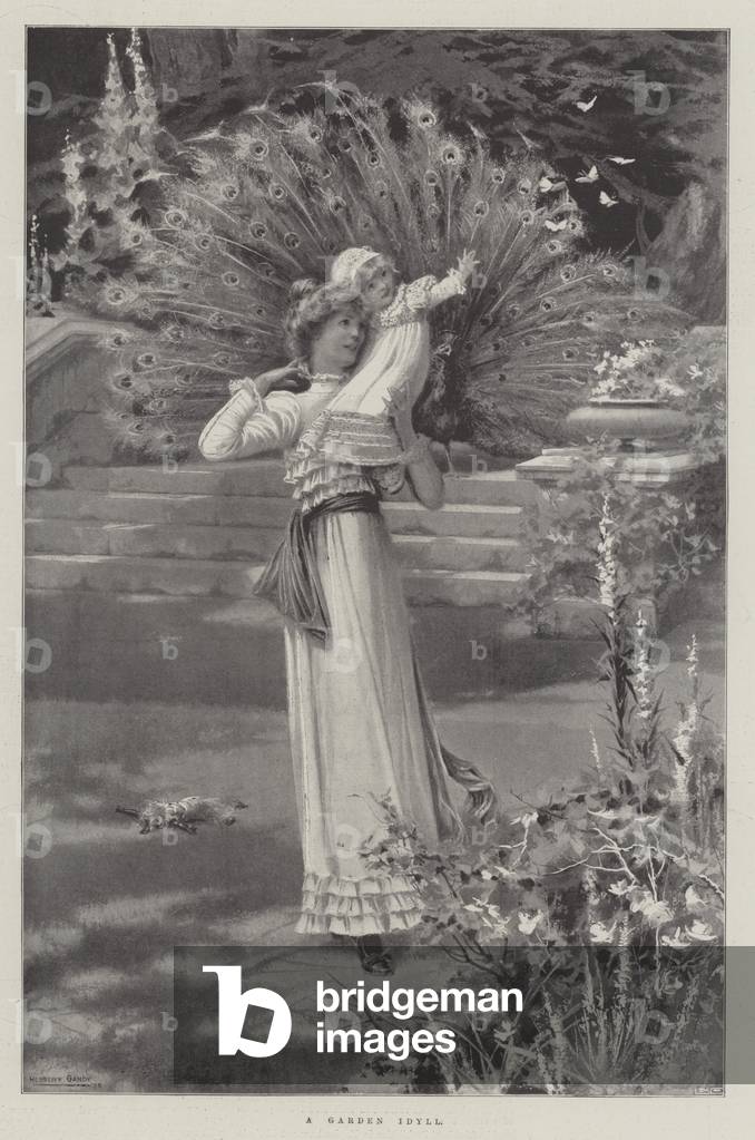 A Garden Idyll (engraving)