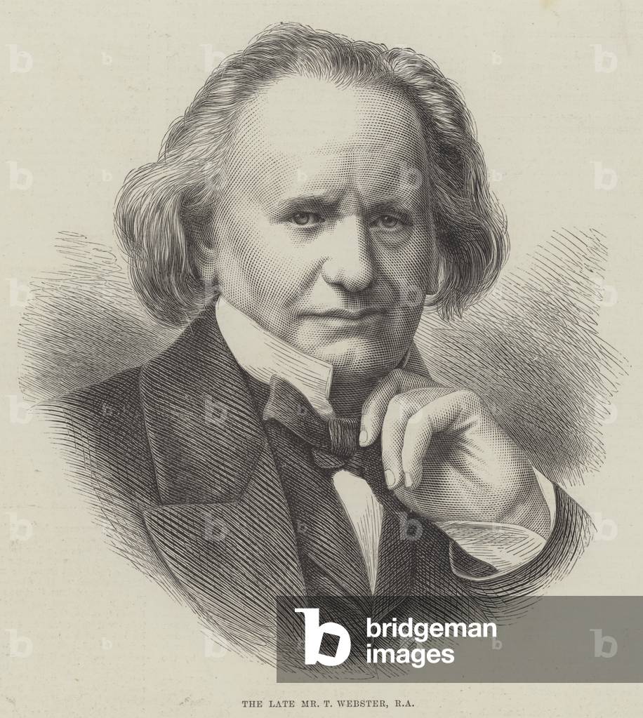 The late Mr T Webster, RA (engraving)
