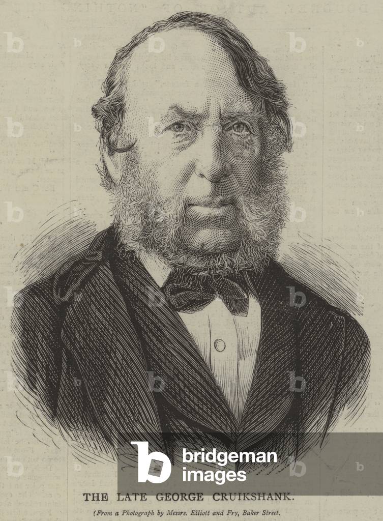 The Late George Cruikshank (engraving)